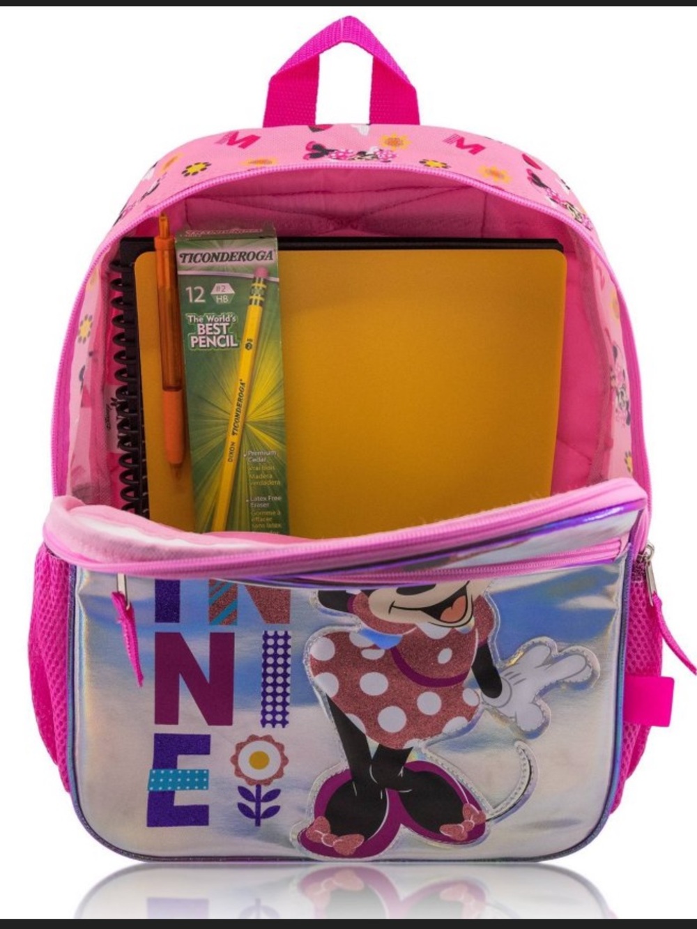 Disney Kids Minnie Mouse 14” Backpack - Pink NWT - Picture 3 of 9